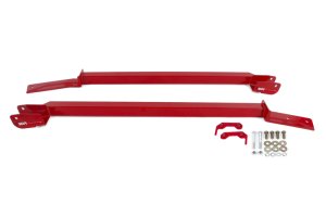 Pontiac Firebird Subframe Connectors - BMR Suspension - Bolt-On Boxed - Red - `93-`02